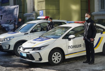 Поліція Тернопільщини отримала сім нових службових автомобілів