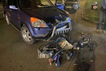 У Тернополі водій автомобіля збив скутериста