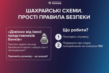 Жінка, “рятуючи” банківську картку, віддала шахраям понад 140 тисяч гривень