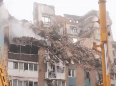 У Тернополі демонтують будинок на Стуса, знищений російською ракетою