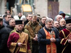 У Тернополі молилися за спокій душ загиблих внаслідок російського ракетного удару