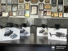 З Тернополя для потреб військовослужбовців 156 ОМБр передали чотири квадрокоптери DJ Mavic 3 Рro