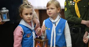 Пластуни передали Вифлеємський вогонь миру Тернопільській обласній раді