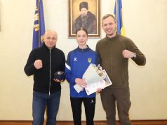Богдан Бутковський відзначив срібну призерку чемпіонату Європи з боксу серед юніорів та юніорок Олександру Черевату