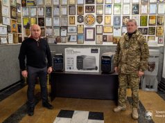 Сергій Надал передав три зарядні станції EcoFlow для бійців 35-ого окремого стрілецького батальйону