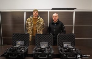 Сергій Надал передав для потреб 110-ї ОМБр три квадрокоптери DJI Mavic 3T