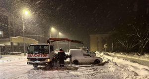 22 одиниці спеціалізованої техніки проводили зимове утримання вулично-дорожньої мережі Тернополя цієї ночі