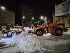 В ніч на 13 січня з центральних вулиць Тернополя вивезли 2200 м³ снігу