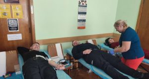 Поліцейські Збаража стали донорами крові для поранених захисників