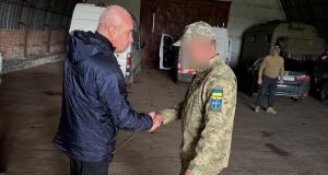 Сергій Надал відзначив військових на передовій нагородами та подякував за службу