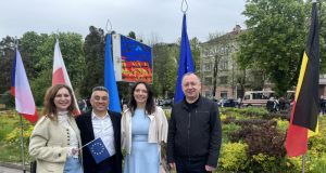 День Європи у Тернополі: на Майдані Волі підняли прапор ЄС