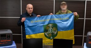 Ноутбуки та зарядні станції: Тернопіль підтримав бійців 33-го штурмового полку