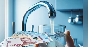 З 1 липня в Тернополі встановлено нові тарифи на воду для населення: водопостачання – 38,46 грн, водовідведення – 34,32 грн за кубометр