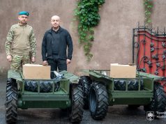 Сергій Надал передав українським військовим безпілотні наземні роботизовані комплекси «ТАРГАН 200»