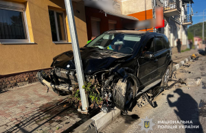 2,29 проміле за кермом: у Бучачі нетверезий водій спричинив ДТП