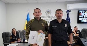 Поліцейські отримали відзнаки до Дня Незалежності України