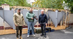 Сергій Надал передав військовослужбовцям безпілотний авіаційний комплекс «ГУПАЛО-Н»